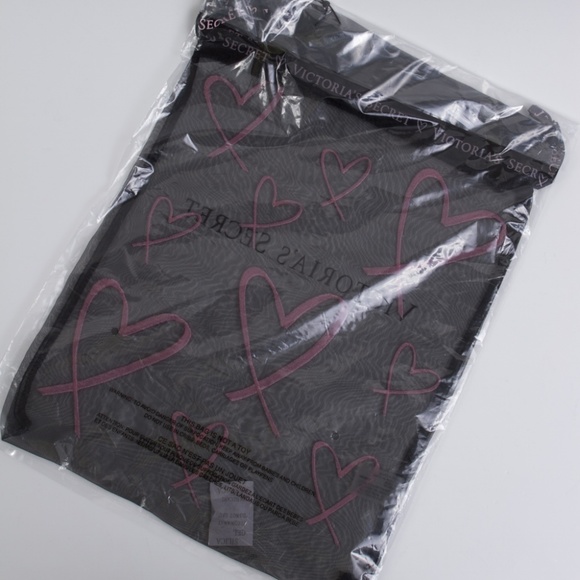 Victoria's Secret Pink Heart Lingerie Bag - Picture 7 of 7